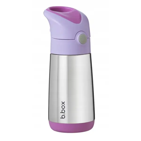 B.BOX BUTELKA TERMICZNA ZE SŁOMKĄ 350 ML SUGAR PLUM