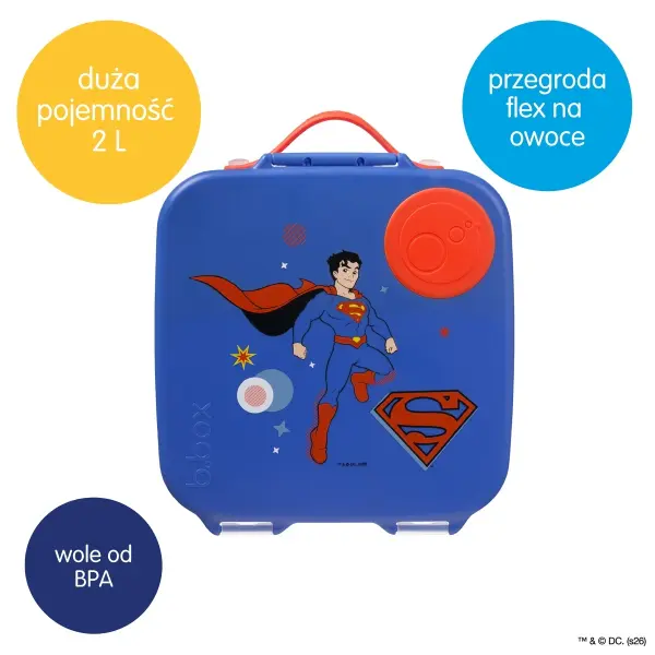 B.BOX LUNCHBOX SUPERMAN