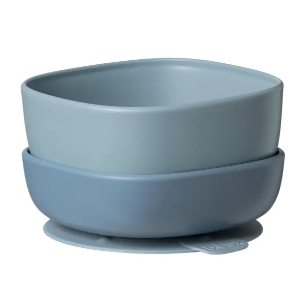 B.BOX MISECZKA DLA DZIECI 2SZT + 1 SILIKONOWA PRZYSSAWKA OCEAN  250/375ML 