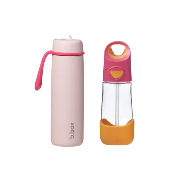 B.BOX ZESTAW HYDRO TEAM BUTELKA TERMICZNA 690ML PINK PARADISE +BUTELKA TRITANOWA
