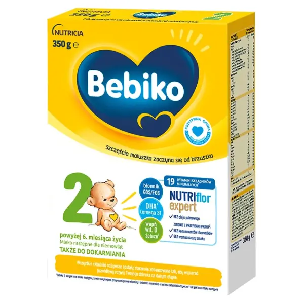 BEBIKO 2 Mleko modyfikowane następne dla niemowląt 350g