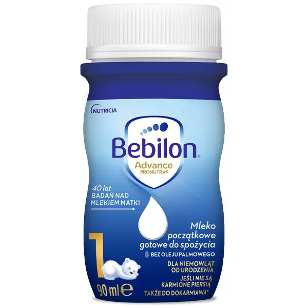 Bebilon 1 Pronutra Advance Mleko początkowe, 90 ml Data ważności: 2023.10.06