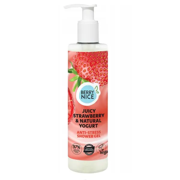BERRY NICE RELAKSUJĄCY  ŻEL POD PRYSZNIC TRUSKAWKA I JOGURT 280 ML