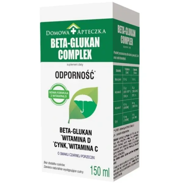 Beta Glukan Complex WITAMINA C D3 2000 jm Cynk 150 ml