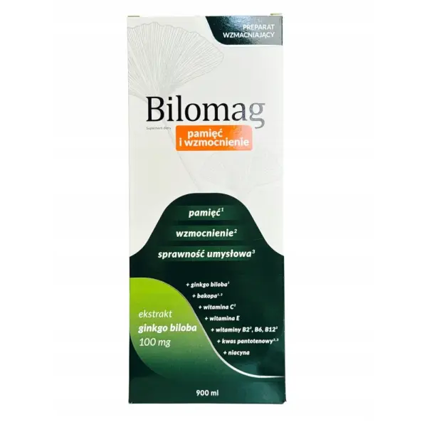 BILOMAG PAMIĘĆ, KONCENTRACJĘ I WZMOCNIENIE ORGANIZMU TONIK 900ML