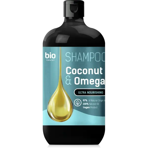 Bio Naturell Szampon do włosów Olej Kokosowy & Omega 3 Ultra Odżywienie, 946 ml