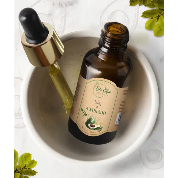 BIO OLJA OLEJ OLEJEK AWOKADO NIERAFINOWANY BIO 50 ML 