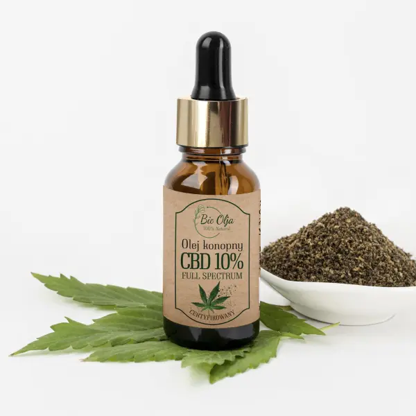 BIO OLJA OLEJ OLEJEK KONOPNY CBD 10% 10 ML