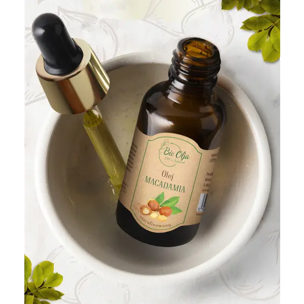 BIO OLJA OLEJ OLEJEK MACADAMIA NIERAFINOWANY 50 ML