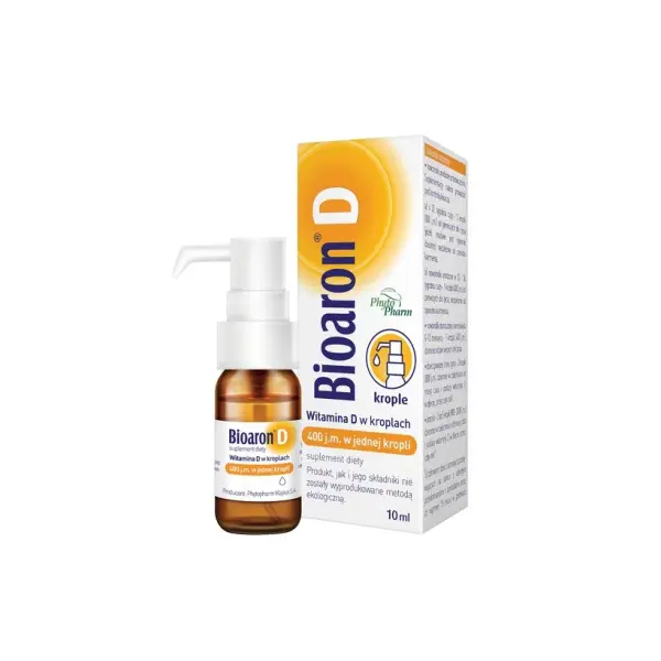 Bioaron D Krople 400 j.m, 10 ml