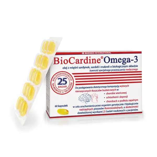 BIOCARDINE OMEGA-3 - 60 kaps.