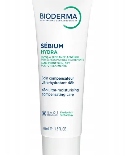 BIODERMA SEBIUM HYDRA KREM NAWILŻAJĄCY DO SKÓRY TŁUSTEJ I TRĄDZIKOWEJ 40ML