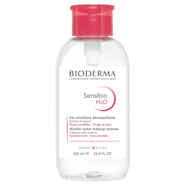 Bioderma Sensibio H2O Woda micelarna oczyszczająca skórę, 500 ml