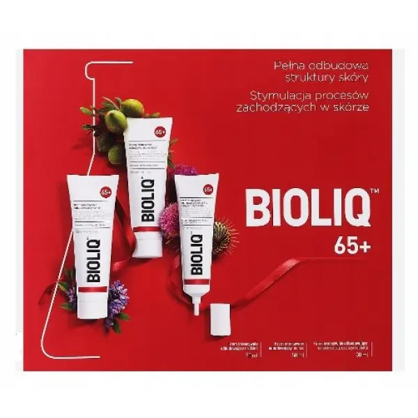 BIOLIQ ZESTAW DLA KOBIET 65+ KREM NA DZIEŃ + KREM NA NOC + KREM POD OCZY
