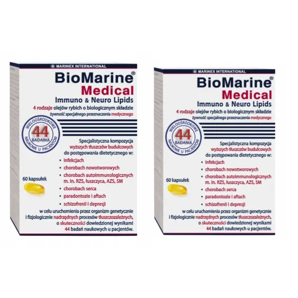 BIOMARINE MEDICAL IMMUNO & NEURO LIPIDS 120 KAPSUŁEK