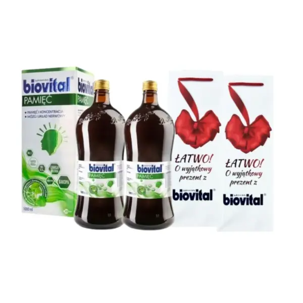 BIOVITAL PAMIĘĆ 2 X 1000 ml ZESTAW PREZENT!