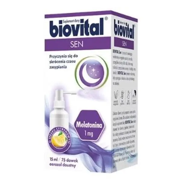 BIOVITAL SEN Melatonina spray 15 ml