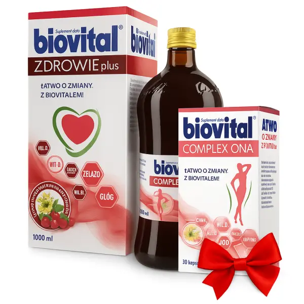 BIOVITAL ZDROWIE 1000 ML + BIOVITAL COMPLEX ONA 30 KAPS. ZESTAW