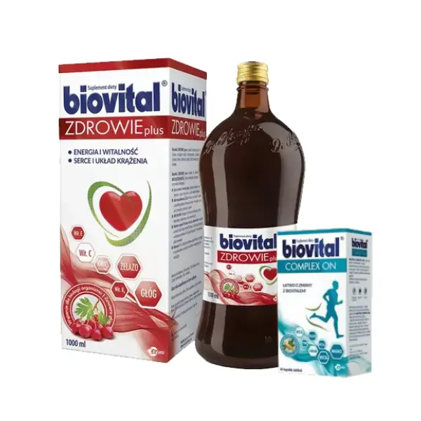 BIOVITAL ZDROWIE 1000 ML + BIOVITAL ON 60 KAPS. ZESTAW