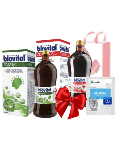 BIOVITAL ZDROWIE 1000 ML + BIOVITAL PAMIĘĆ 1000 ML ZESTAW PREZENT!