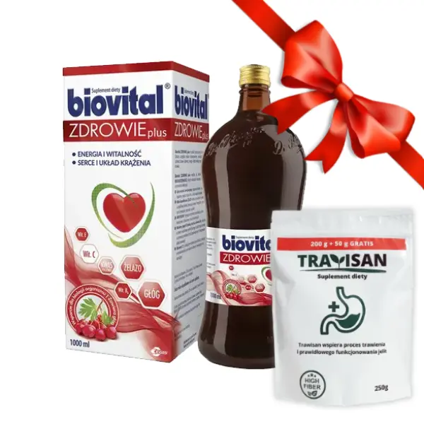 BIOVITAL ZDROWIE 1000 ml + TRAWISAN 250 g ZESTAW