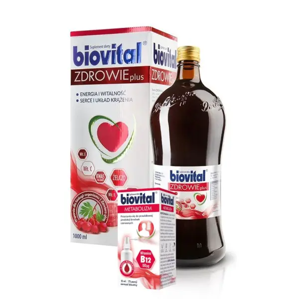 BIOVITAL ZDROWIE + BIOVITAL METABOLIZM WIT. B12 ZESTAW