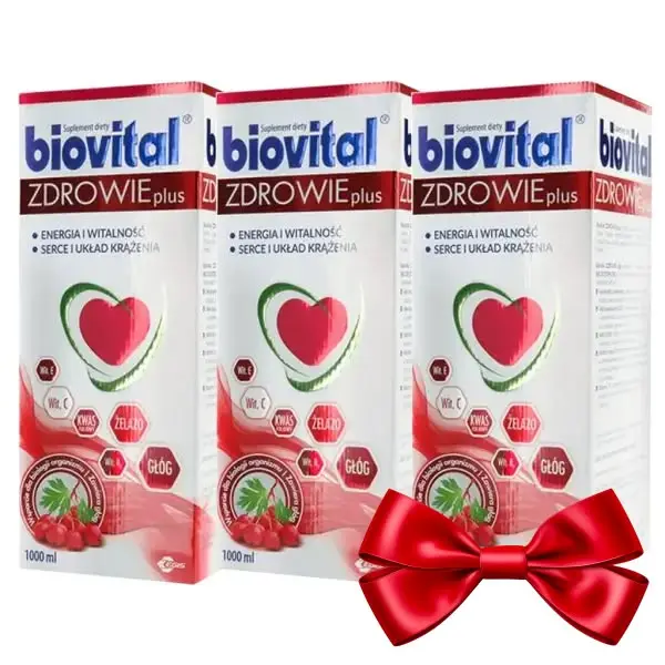 Biovital Zdrowie Plus 1 litr 3 PACK ZESTAW