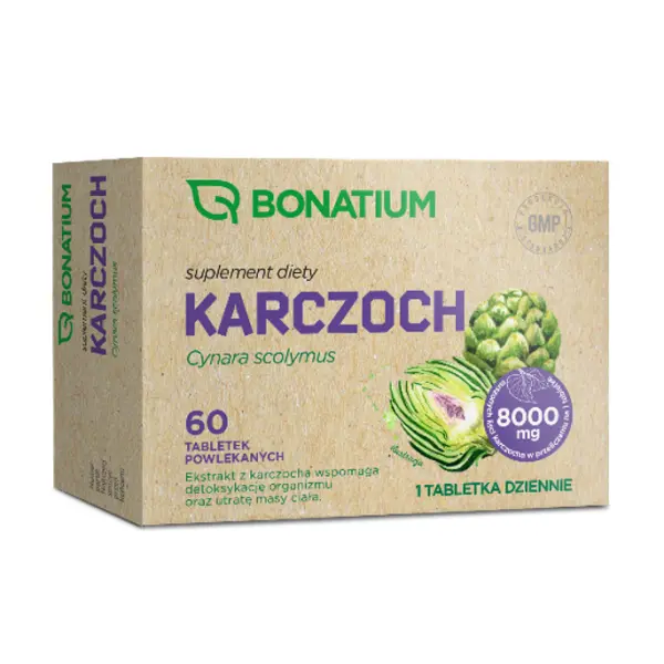 Bonatium Karczoch, 60 tabletek powlekanych