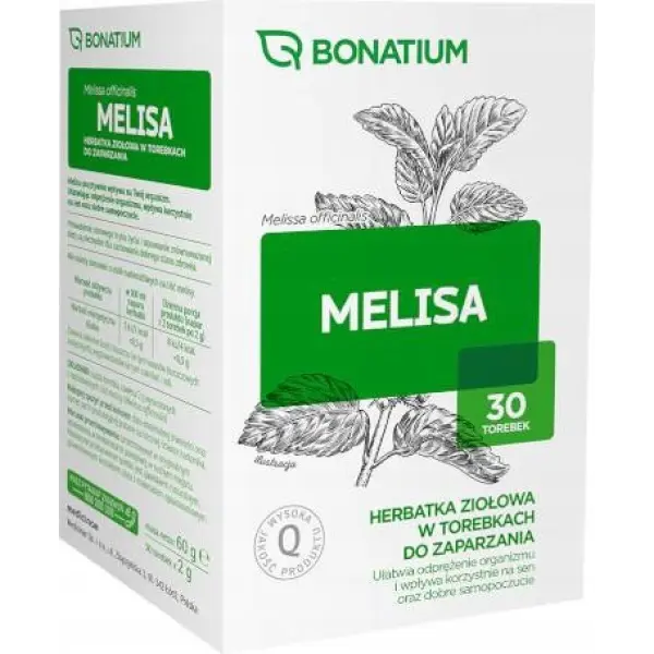 Bonatium Melisa Herbatka ziołowa, 30 saszetek