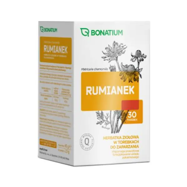 Bonatium Rumianek Herbatka ziołowa, 30 sasz. po 1,5g