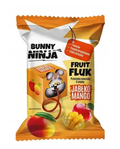 BUNNY NINJA PRZEKĄSKA OWOCOWA JABŁKO MANGO15g