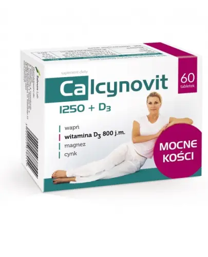 Calcynovit 1250+D3 60 tabl. 