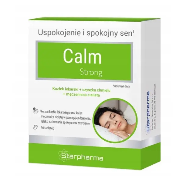 Calm Strong na uspokojenie i sen 30 tabl. STARPHARMA