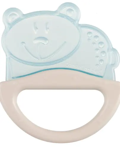 Canpol babies gryzak elastyczny z grzechotką dla niemowląt i dzieci niebieski
