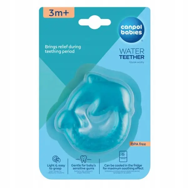 CANPOL BABIES GRYZAK WODNY DLA NIEMOWLĄT  DELFIN NIEBIESKI