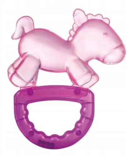 CANPOL BABIES GRYZAK WODNY Z GRZECHOTKĄ KONIK RÓŻOWY