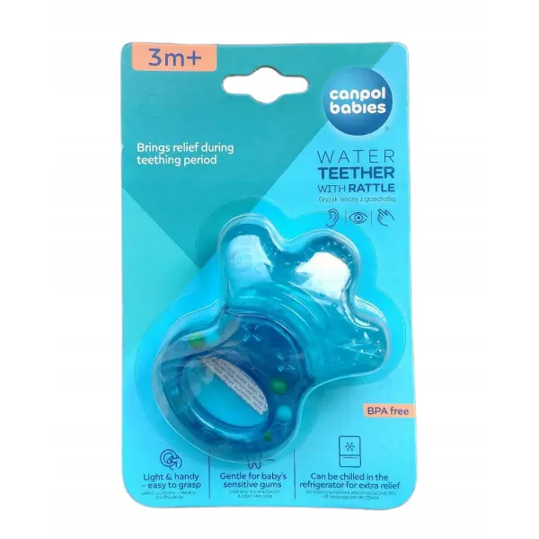 CANPOL BABIES GRYZAK WODNY Z GRZECHOTKĄ ŁAPKA