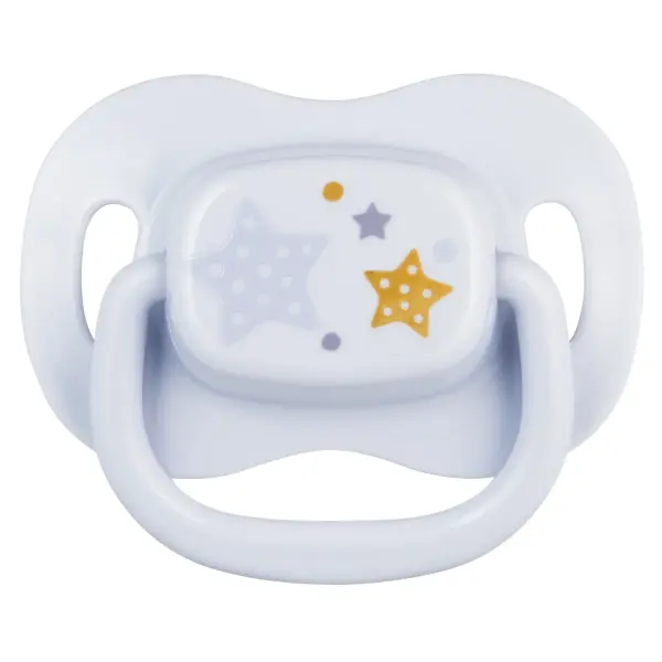 CANPOL SMOCZEK USPOKOJAJĄCY SILIKONOWY SYMETRYCZNY 6-18M NEWBORN BABY GWIAZDKI N