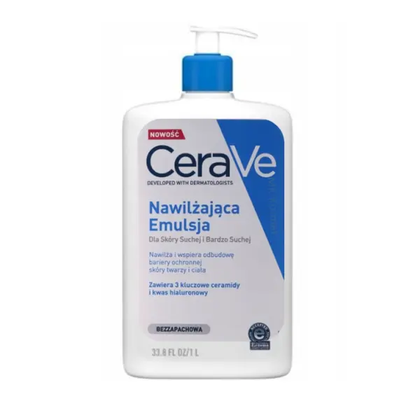 CeraVe Emulsja nawilżająca do twarzy i ciała 1000 ml