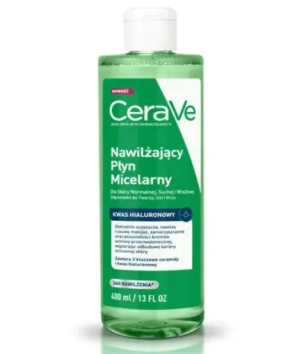 CERAVE NAWILŻAJĄCY PŁYN MICELARNY 400 ML 