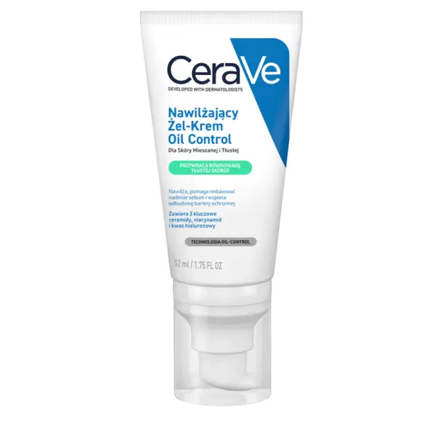 Cerave Oil Control Żel-krem nawilżający dla skóry mieszanej i tłustej 52 m