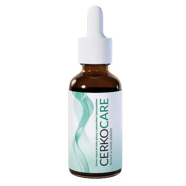 CERKOCARE SERUM KOJĄCE DO SKÓRY GŁOWY Z PANTENOLEM I NIACYNAMIDEM 50ML