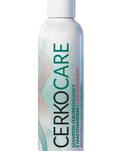 CERKOCARE SZAMPON SEBOREGULUJĄCY Z NIACYNAMIDEM 250 ML