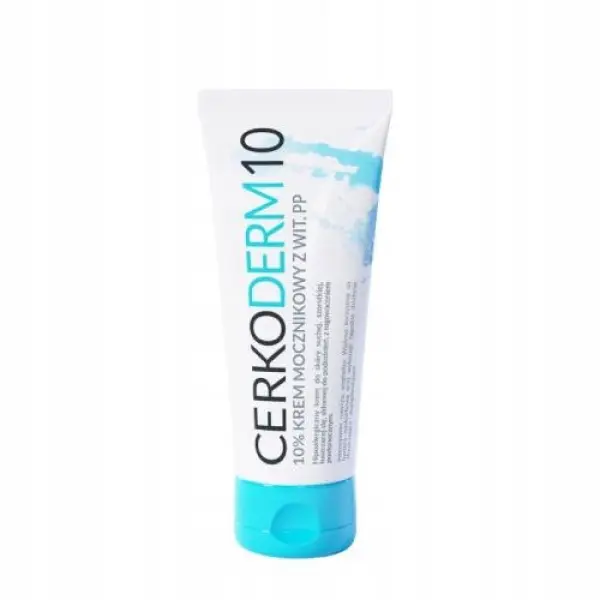 CERKODERM 10 KREM MOCZNIKOWY 10%  Z NIACINAMIDEM 75 ML