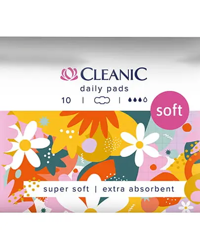 CLEANIC SOFT Podpaski higieniczne dla kobiet DAY 10 szt