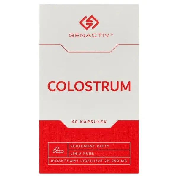 COLOSTRUM GENACTIV NA ODPORNOŚĆ 60 KAPSUŁEK