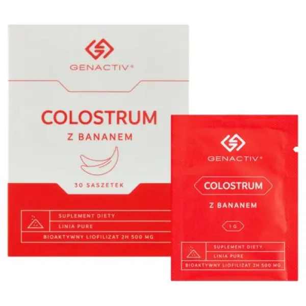 COLOSTRUM Z BANANEM NA ODPORNOŚĆ 30 SASZETEK 