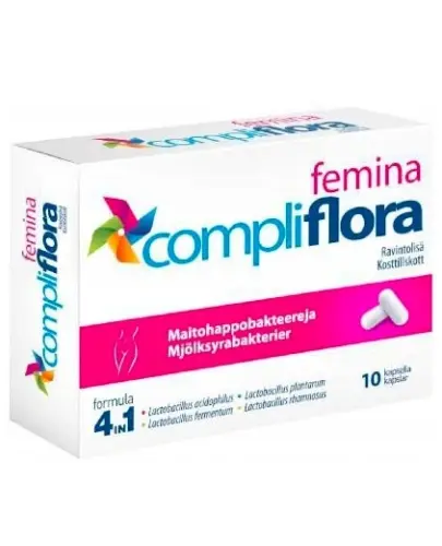 COMPLIFLORA FEMINA dla kobiet kwas mlekowy 10 kaps
