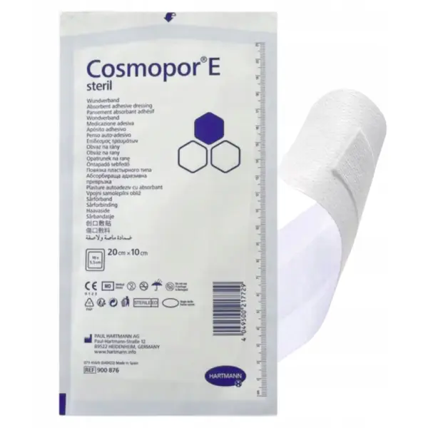 COSMOPOR E Opatrunek sterylny 20 x 10 cm 1 szt.