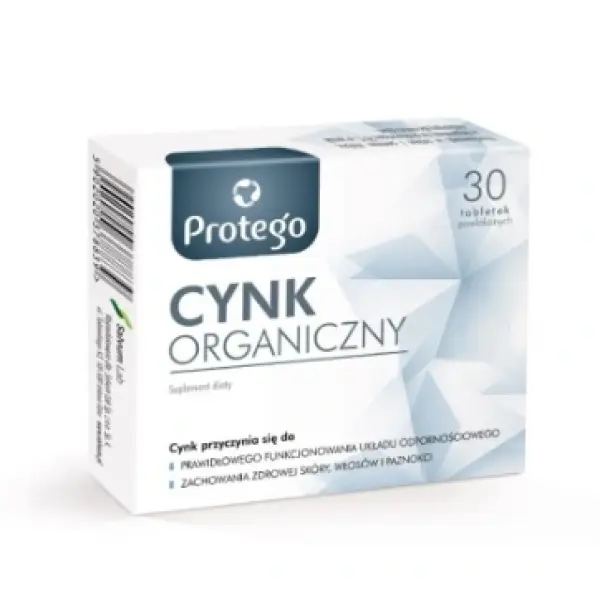 Cynk Organiczny 30 tabletek PROTEGO